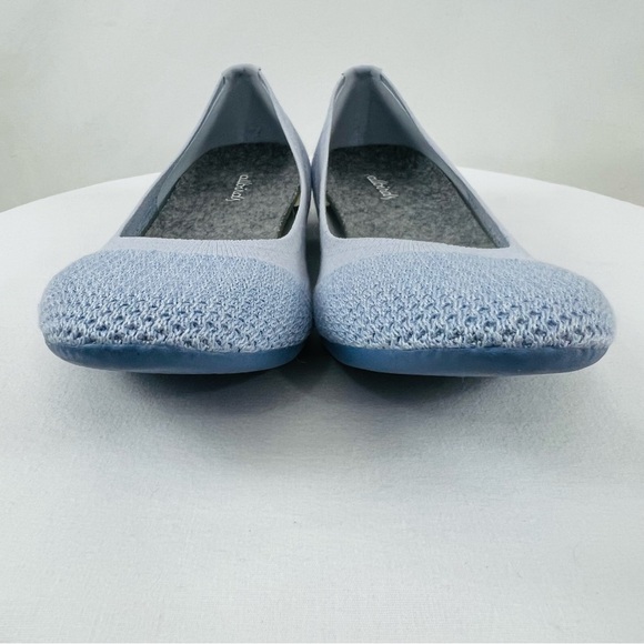 Allbirds Tree Breezers Knit Light Blue Ballet Flats Limited Edition Women’s Sz 8 - Picture 5 of 8